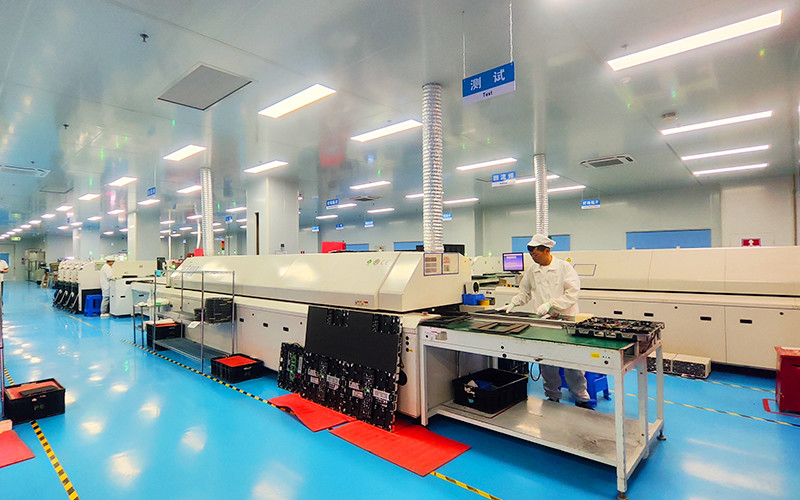 SHENZHEN DDW TECHNOLOGY CO.,LTD linha de produção da fábrica