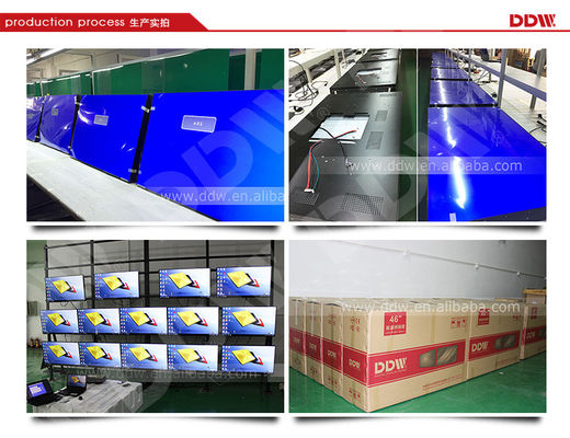 65" curvaram a moldura video DDW-LW650HN11 da alta resolução 3.5mm Snarrow das lêndeas 1080p da parede 500