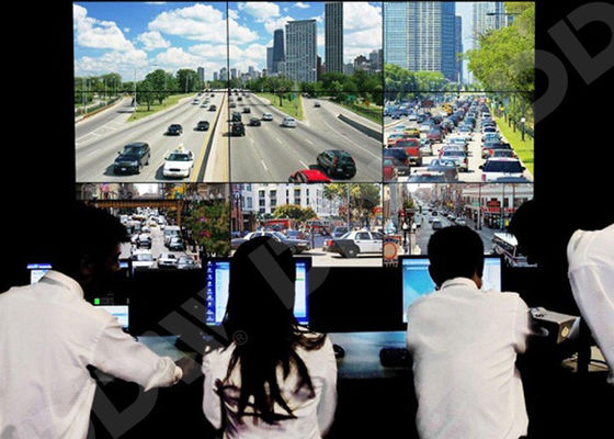 Multi superfície de controle video DDW-LW550HN16 da polegada RS232 da parede 55 da sala de comando do monitor