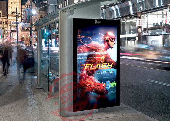 Ecrã FHD de 65' de sinalização digital externa Android OS Rede Wifi Controle DDW-AD6501SNO