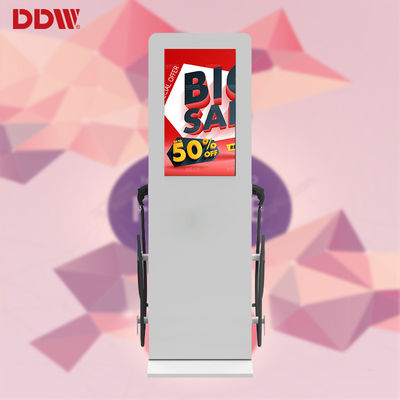 65 polegadas Lcd Fhd personalizaram as estações de carregamento públicas DDW-AD6501S do ônibus/carro do quiosque do serviço do auto