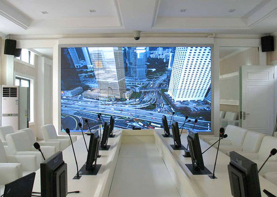 solução video conduzida interna 3.5mm da parede exposição video brilhante da parede 4x4 do LG do sinal 500nits da multi