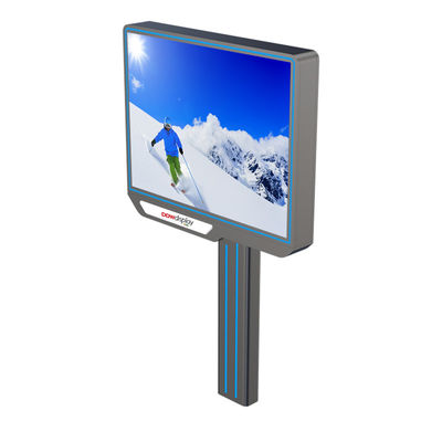 Instalação fácil de aço P6 outdoor impermeável quadros publicitários rodoviário eletrônico digital