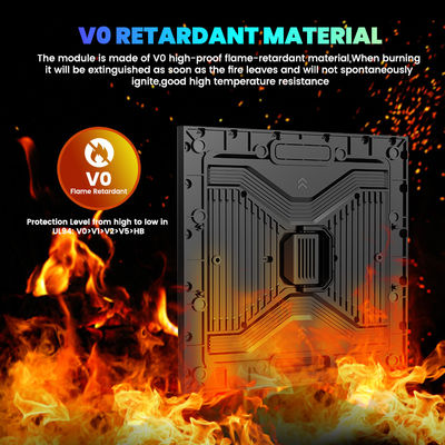 Ecrã LED à prova d'água 500x500 em cores p3.91 p1.56 P2.604 7680hz painel de exibição exterior interior