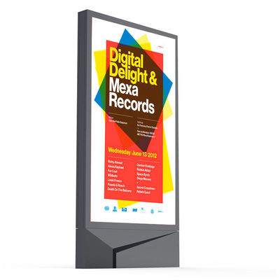 IP65 impermeável P4 P5 P6 P8 P10 10000nits mupi digital exterior interior LED sinalização digital