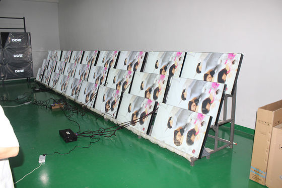 FCC LG 55 apoio de sinal estreito super da tela HDMI do IPS da moldura da parede video do LCD da polegada