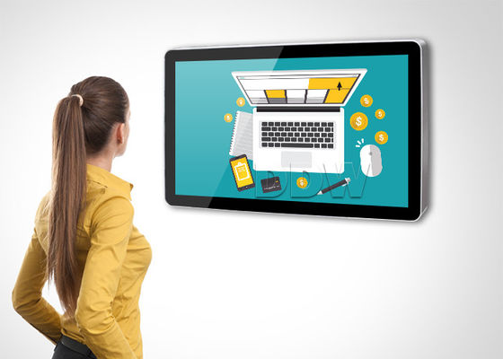 Digitas Signage sozinho 1500-2500cd/mxm exterior DDW-AD4901W de 49 do suporte fixado na parede comercial do jogador da propaganda do Lcd da polegada