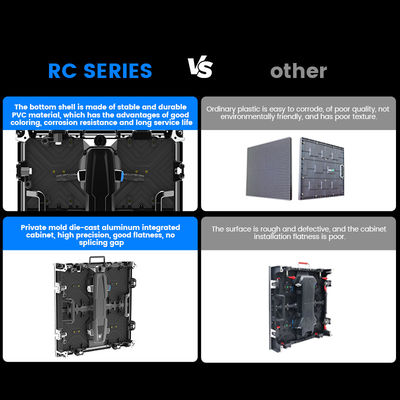 Ecrã LED de alta definição para aluguel de palcos P1.56 P2.604 P2.976 P3.91 Pixel Pitches
