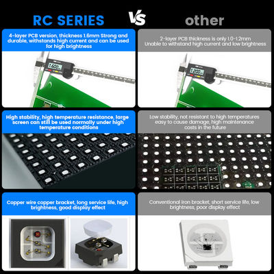 Ecrã LED de alta definição para aluguel de palcos P1.56 P2.604 P2.976 P3.91 Pixel Pitches