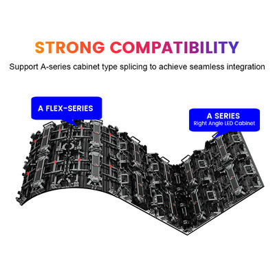 Display LED de aluguel de palco P3.91 Indoor SMD2020 700 nits 500*500 Die-casting Alumínio 14Bit 60Hz/50Hz 3840 1/16s AC100-240V 50/60