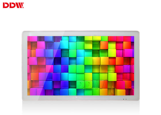 Suspensão da montagem da parede 480P/720P da definição de imagem do aluguer do quiosque do tela táctil do LCD do brilho alto
