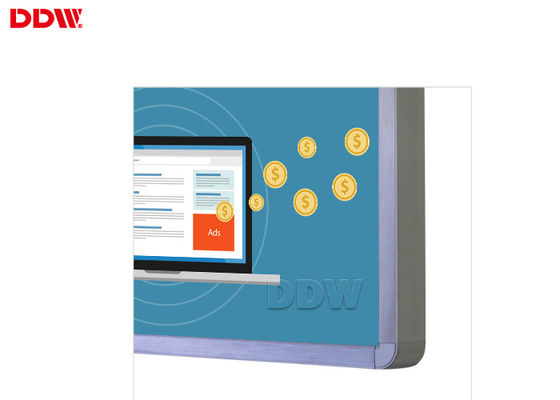 Totem fixado na parede da exposição de uma propaganda de 32 polegadas/multi écran sensível horizontal do ponto