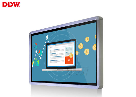Exposição transparente 32" do LCD Signage Shell exterior de Digitas que Shinning o módulo preto de Wifi 3g/4g da rede