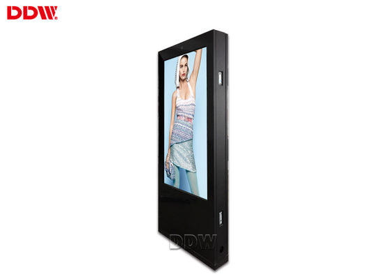 Exposição interna lateral dobro do Signage de Digitas FCC de 98 polegadas/certificado DDW-AD9801S de RoHS