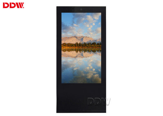 Exposição interna lateral dobro do Signage de Digitas FCC de 98 polegadas/certificado DDW-AD9801S de RoHS