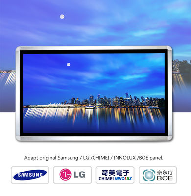 Quiosque fixado na parede 98" do Signage de Digitas entrada legível da tela DDW-AD9801W HDMI VGA da luz solar