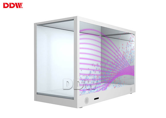 32 de alta qualidade avançam o monitor transparente do lcd do signage digital transparente para a loja