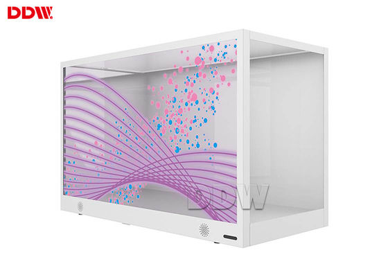 32 de alta qualidade avançam o monitor transparente do lcd do signage digital transparente para a loja