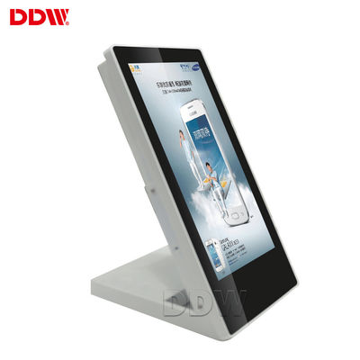 Exposição da propaganda tampo da mesa do Signage 15,6 de 700 Digitas do tela táctil das lêndeas do” para o café