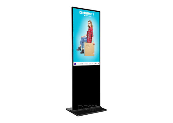 50" grande quiosque ereto livre que anuncia o tela táctil do formato do Signage de Digitas para o centro da monitoração de segurança
