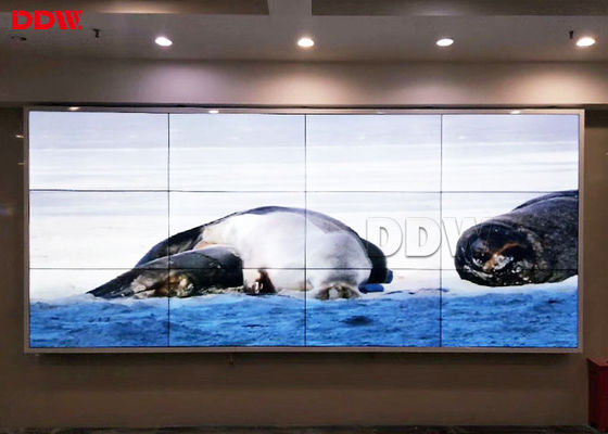 Moldura ultra estreita video comercial 700nits da polegada 1.7mm da parede 46 do supermercado