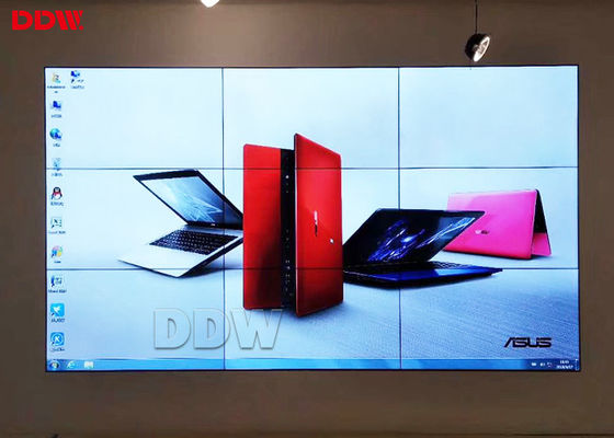 1920*1080P parede video comercial de 55 polegadas com as lêndeas antiofuscantes da superfície 500