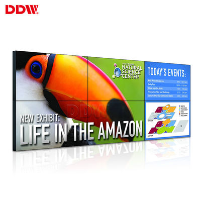 46 laço video Daisy Chain Ultra Narrow Bezel da parede HD LCD 1920x1080 RJ45 da segurança da polegada