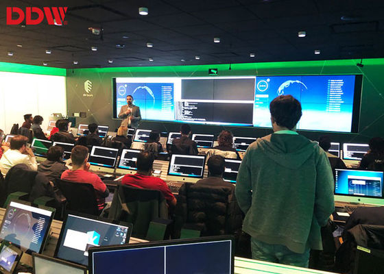 1,7 milímetros de definição física video 1920x1080 da parede FHD do CCTV da moldura estreita