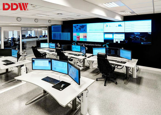 Parede video da sala de conferências antiofuscante, monitores video ultra finos da parede