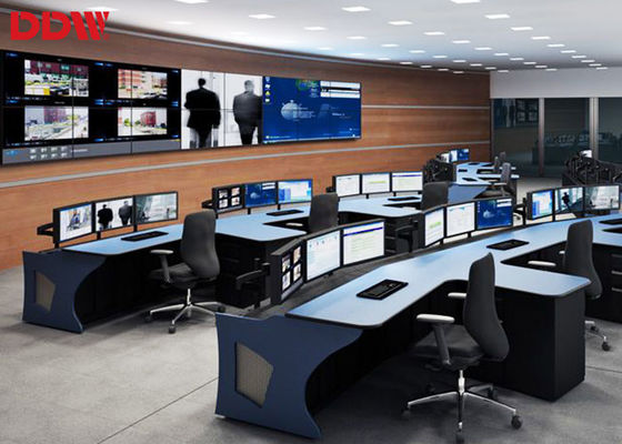 Da definição alta video da parede do CCTV da estação de transmissão painel original com suporte