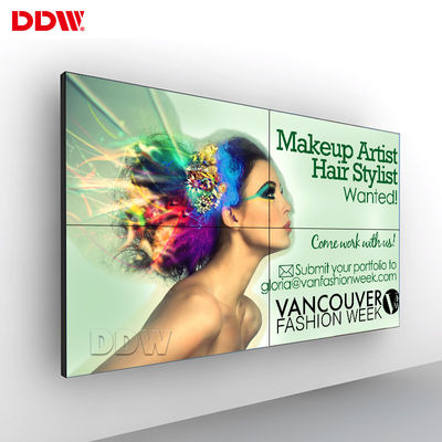 o painel video de Samsung dos sinais da exposição de parede HDMI de 2x2 55 LCD VGA DVI refresca a taxa 60Hz