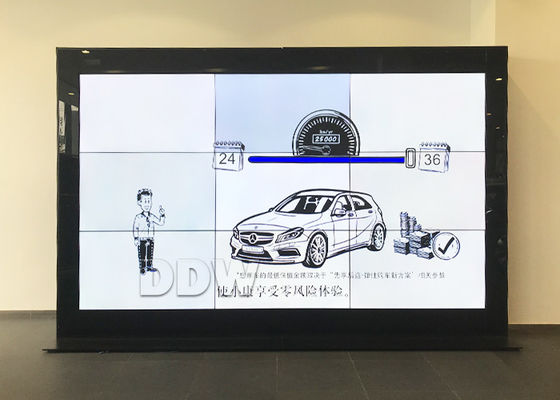 A exposição de parede video personalizada do LCD do tamanho para o shopping 2 X HDMI entrou