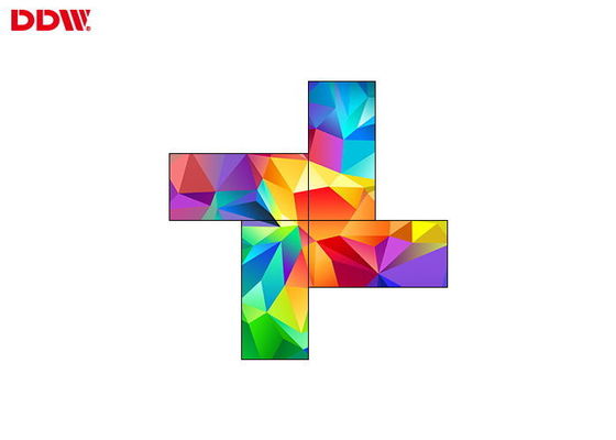 4 telas parede video artística video irregular de alta resolução da parede/