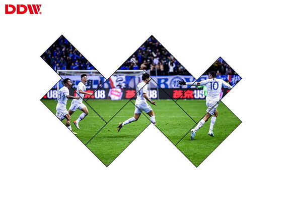 Parede video arquitetónica da cor completa, propaganda conduzida irregular do shopping da exposição