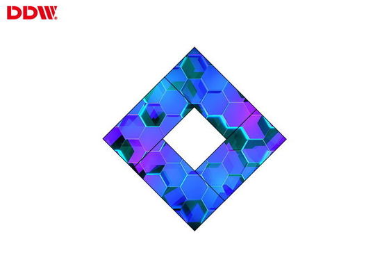 Moldura ultra estreita alta do brilho 3x4 49 da parede video irregular ultra fina da polegada