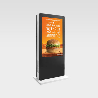 IP65 2500cd impermeável 65" Signage de Digitas do brilho alto