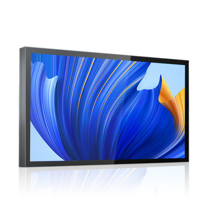 43 polegadas exterior todo o Signage fixado na parede de alumínio de Digitas do brilho alto