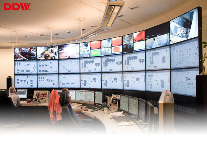 1920 x 1080 multi monitor wall control room video wall 3500 : 1 Contrast 178° Viewing Angle DDW-LW550HN16