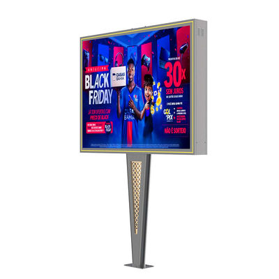 Design personalizado de alta qualidade p6 8000nits aço IP65 digital à prova d'água outdoor led outdoor para publicidade