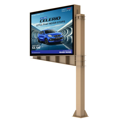 Instalação fácil 8000nits IP65 p6 ecrã digital LED outdoor publicity billboard
