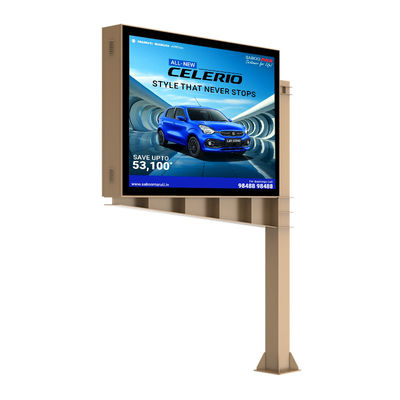 Instalação fácil 8000nits IP65 p6 ecrã digital LED outdoor publicity billboard