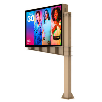 Desenho personalizado de alta qualidade 8000nits P6 IP65 LED digital tela de exibição de dois lados outdoor publicidade