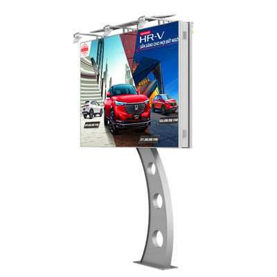 Alto brilho 8000nits IP65 p6 LED digital tela de exibição de dois lados outdoor publicidade LED vídeo wall