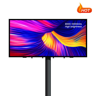 P5 P6.67 P8 P10 Exterior LED Video Wall Display Sinalização Publicitária Alumínio Exterior LED Screen Tabuleiro de sinalização