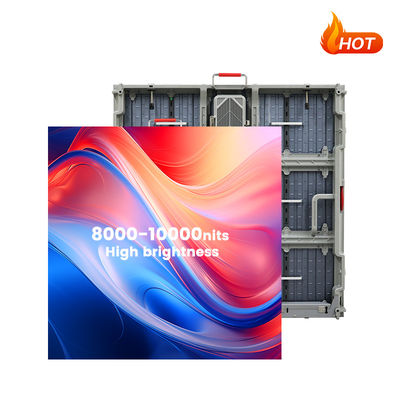 P5 P6.67 P8 P10 Exterior LED Video Wall Display Sinalização Publicitária Alumínio Exterior LED Screen Tabuleiro de sinalização