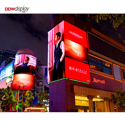 P5 P6.67 P8 P10 Exterior LED Video Wall Display Sinalização Publicitária Alumínio Exterior LED Screen Tabuleiro de sinalização
