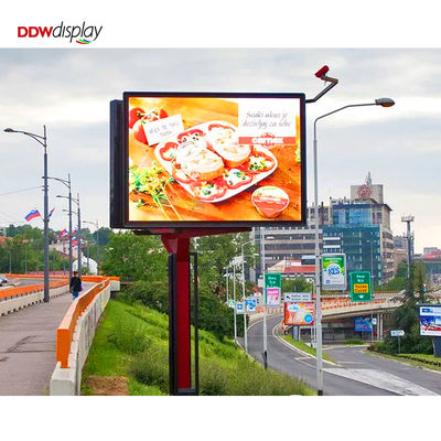 P5 P6.67 P8 P10 Exterior LED Video Wall Display Sinalização Publicitária Alumínio Exterior LED Screen Tabuleiro de sinalização