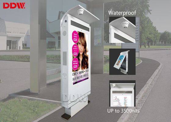 55 ̊ Legível à luz solar, suporte para Wi-Fi / 3G / LAN DDW-AD5501S
