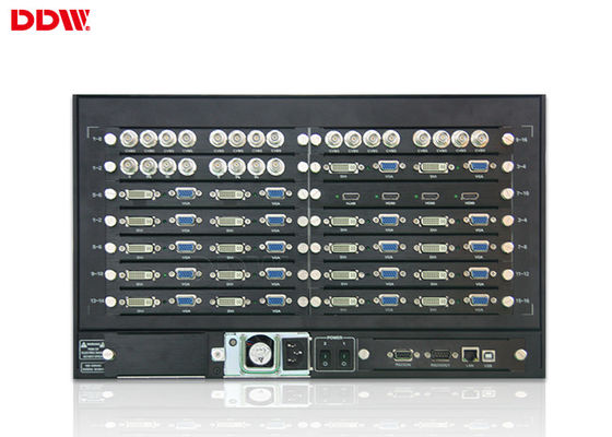 A taxa de dados máxima video exterior 144ch/sinal máximo do controlador 3.2Gbps da parede da exposição DIY do lcd output DDW-VPH0808