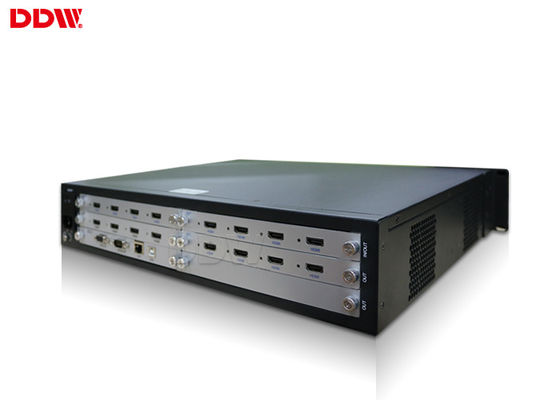 O alumínio exterior do processador de VideoWall da exposição do lcd escovou o método de controle DDW-VPH2020 do IP do quadro